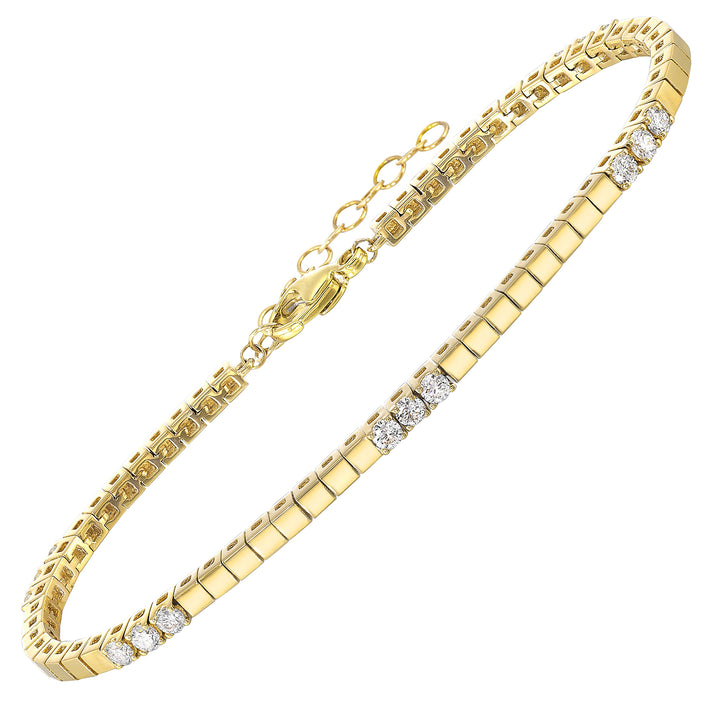14Kt Yellow Gold Diamond 1/2Ctw Bracelet
