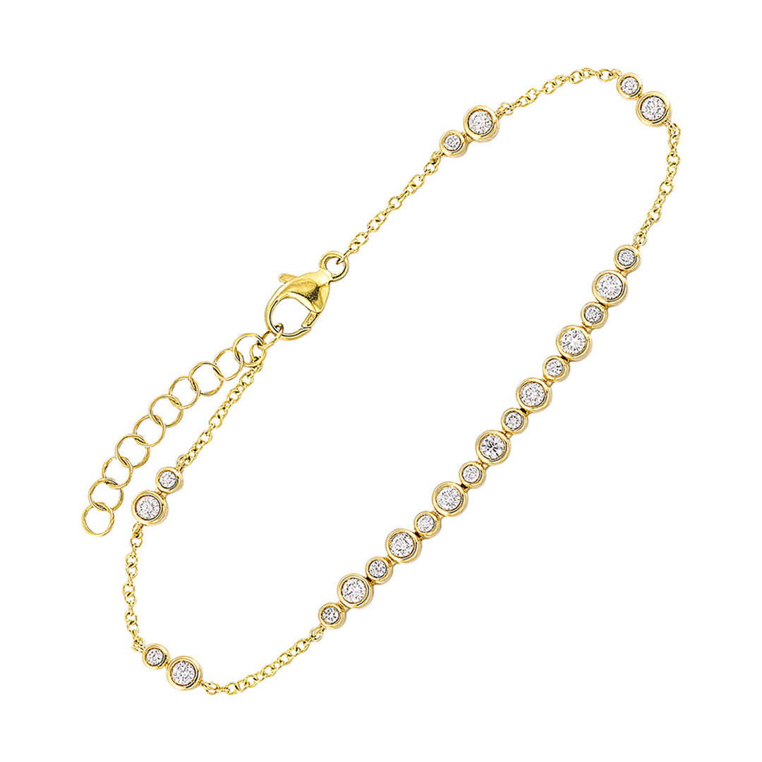 14Kt Yellow Gold Diamond 1/2Ctw Bracelet