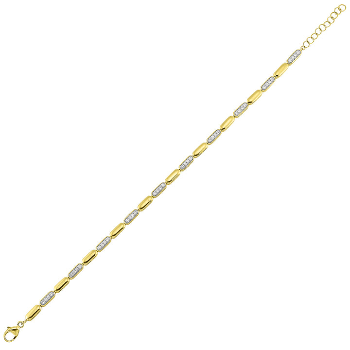 14Kt Yellow Gold Diamond 1/3Ctw Bracelet