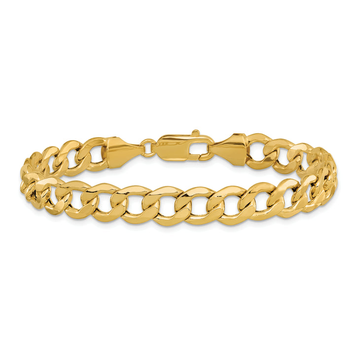 14k 9mm Semi-Solid Curb Chain