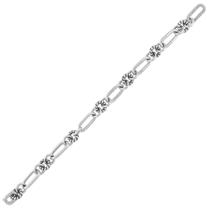 Silver Diamond 1/10Ctw Bracelet