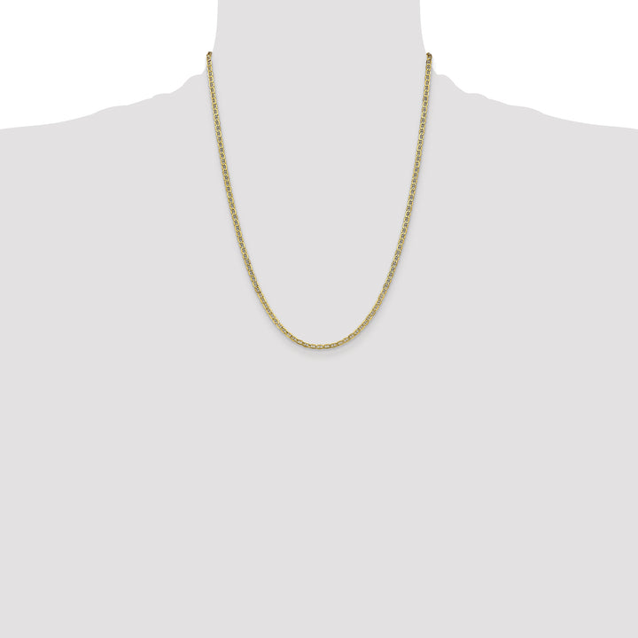 14k 3.2mm Semi-Solid Anchor Chain