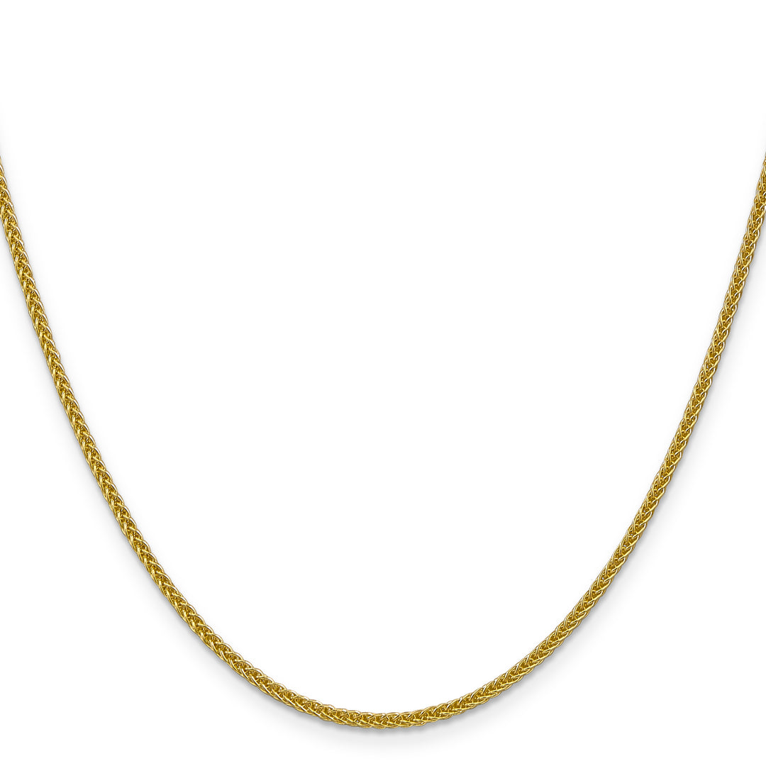 14k 2mm Semi-solid 3-Wire Wheat Chain