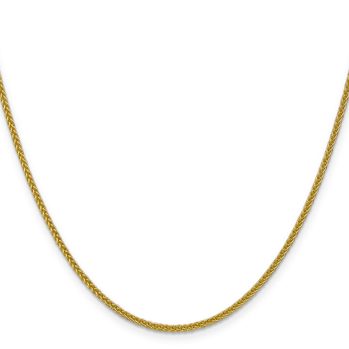 14k 2mm Semi-solid 3-Wire Wheat Chain