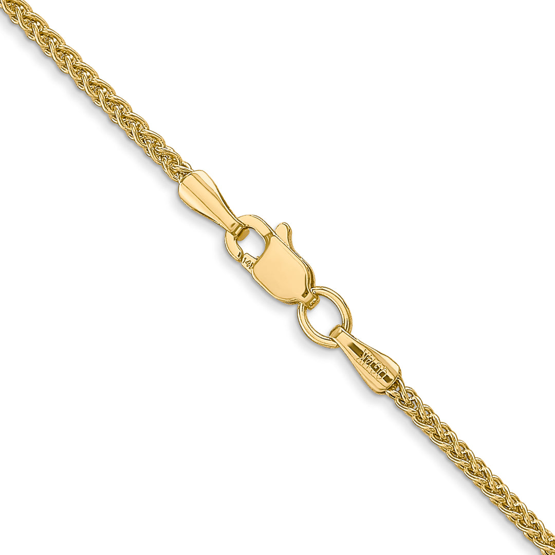 14k 1.55mm Semi-Solid Wheat Chain