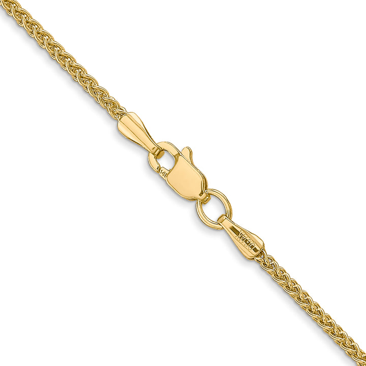 14k 1.55mm Semi-Solid Wheat Chain