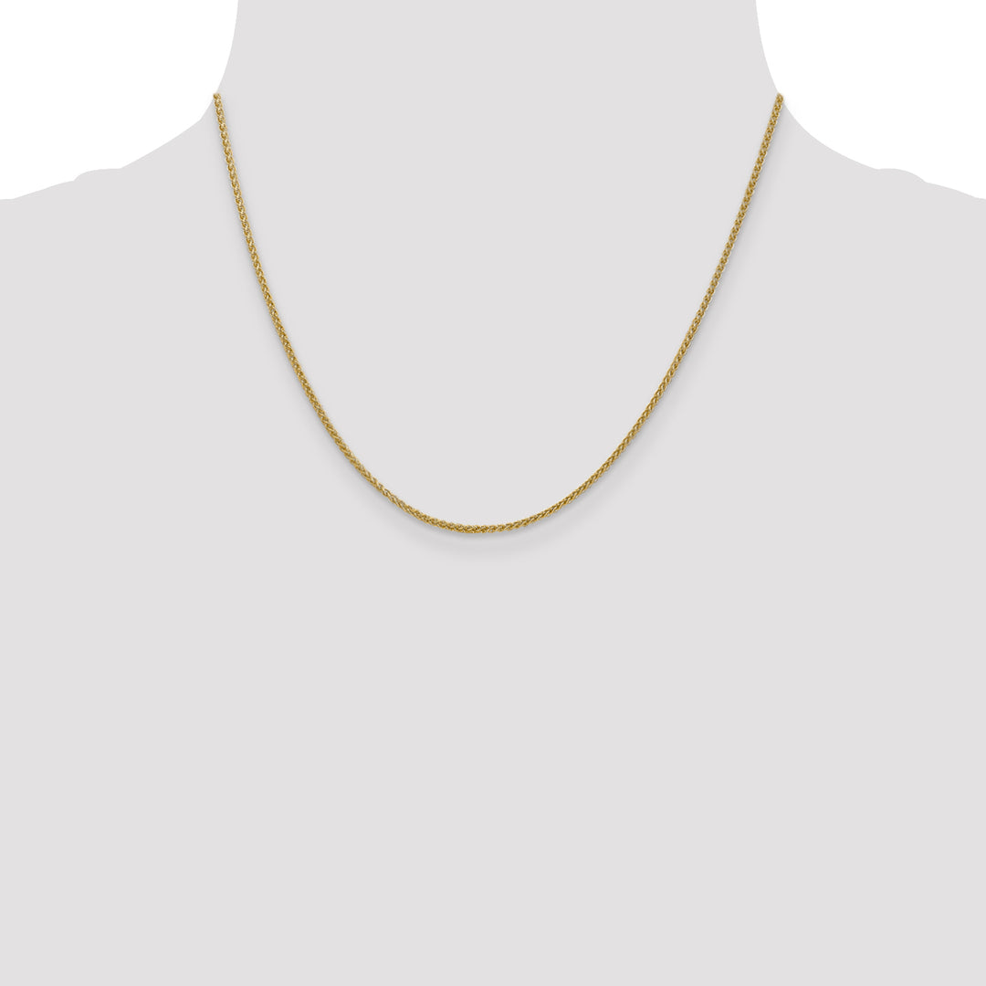 14k 1.55mm Semi-Solid Wheat Chain