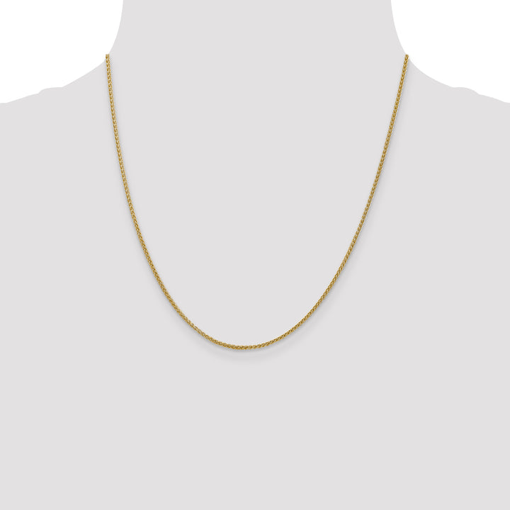 14k 1.55mm Semi-Solid Wheat Chain