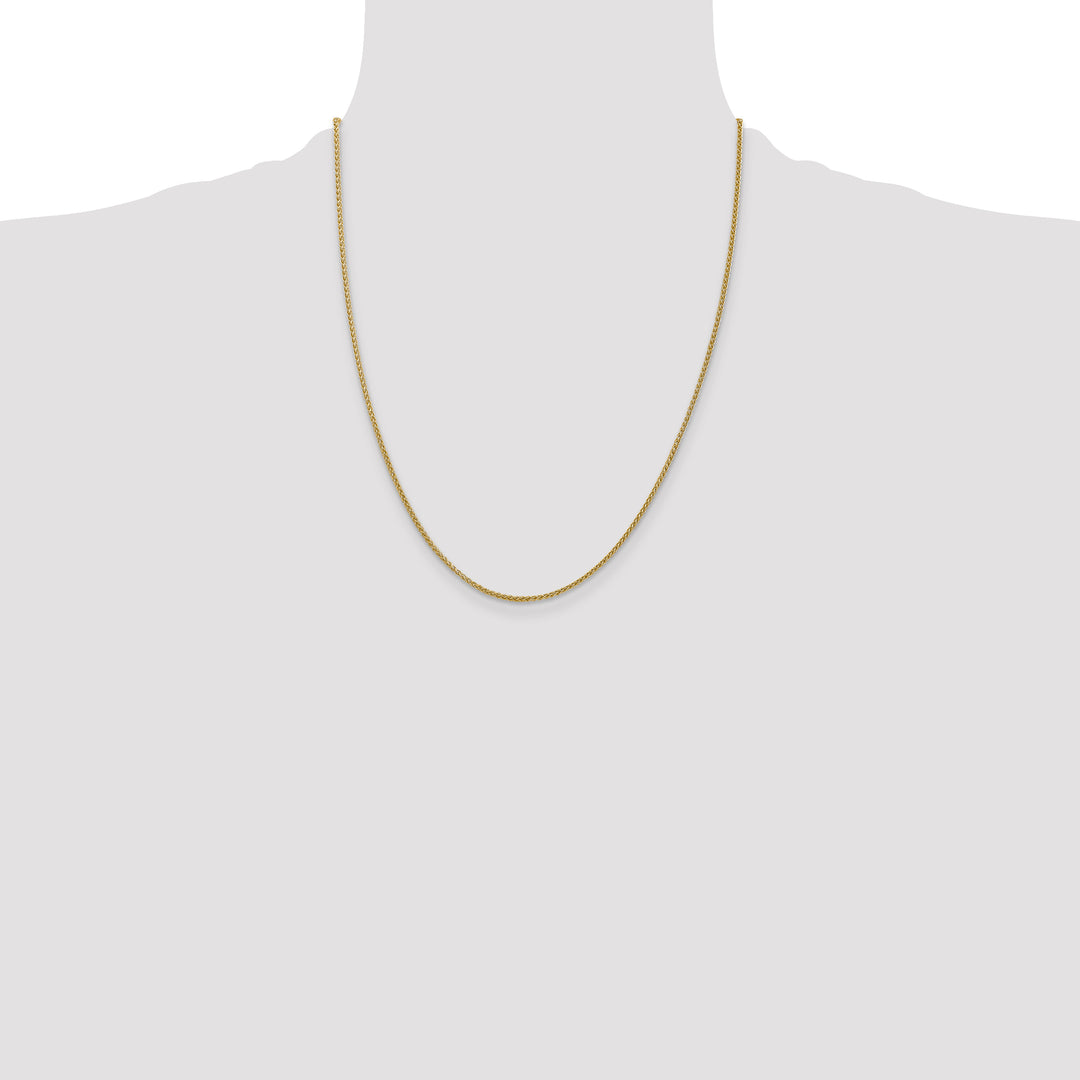 14k 1.55mm Semi-Solid Wheat Chain