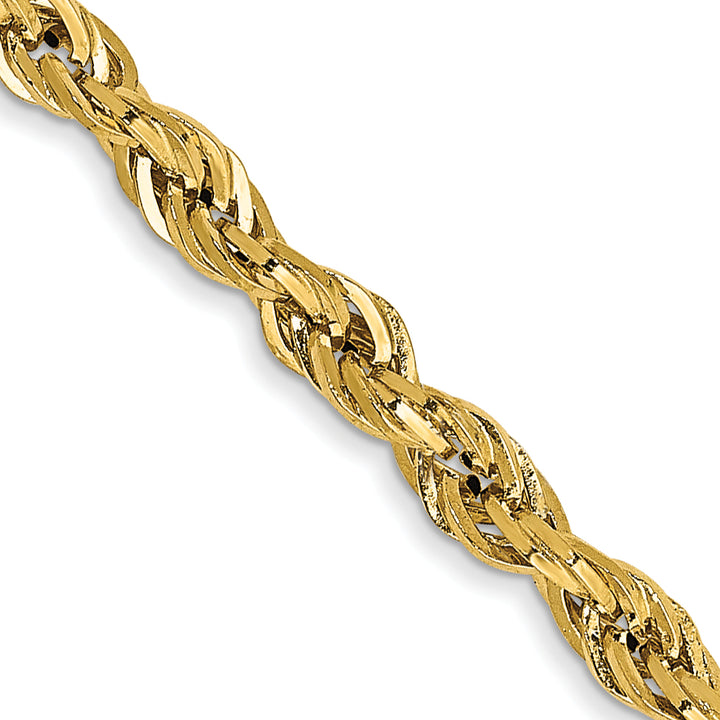 14ky 2.8mm Semi-Solid Rope Chain