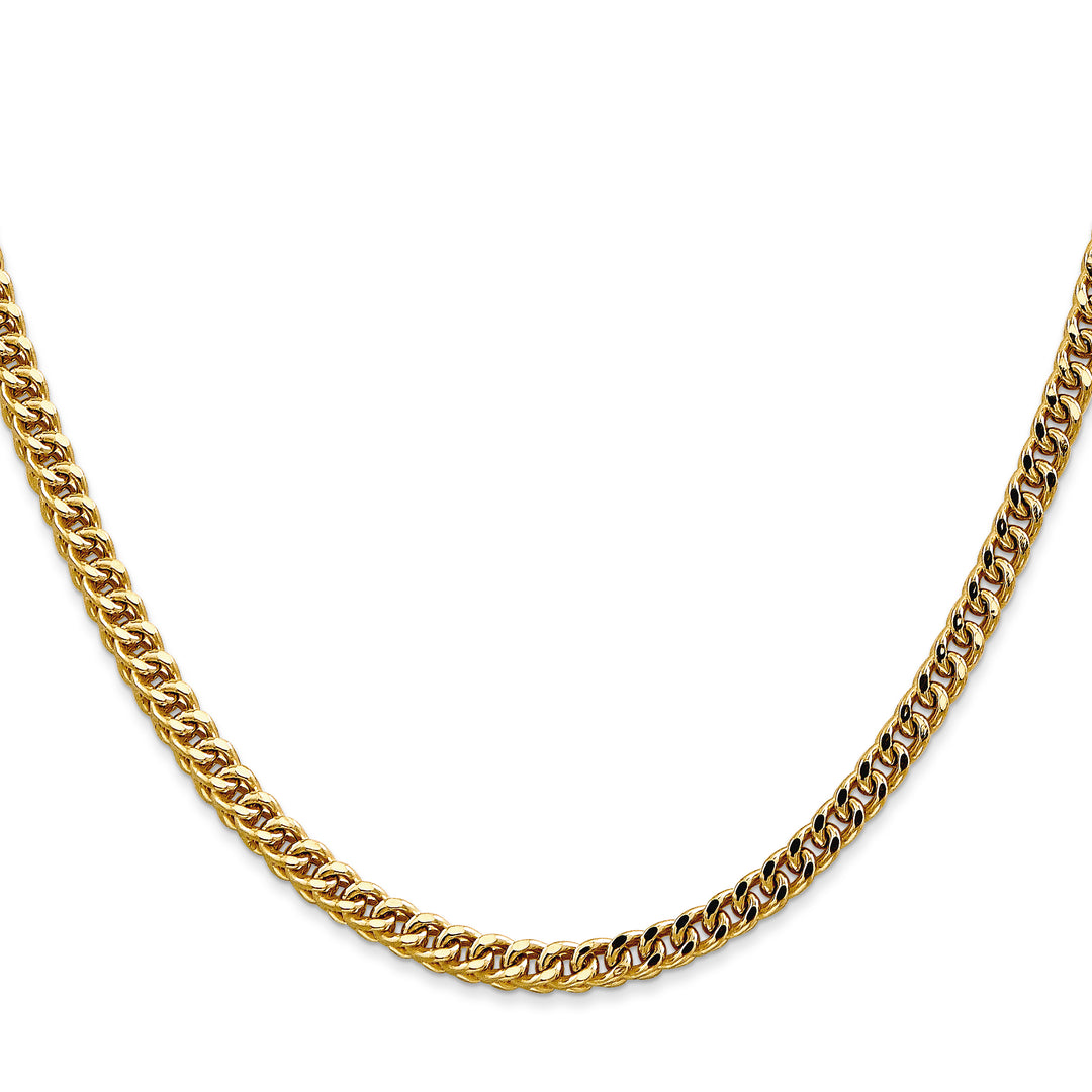 14k 3.7mm Semi-Solid Franco Chain
