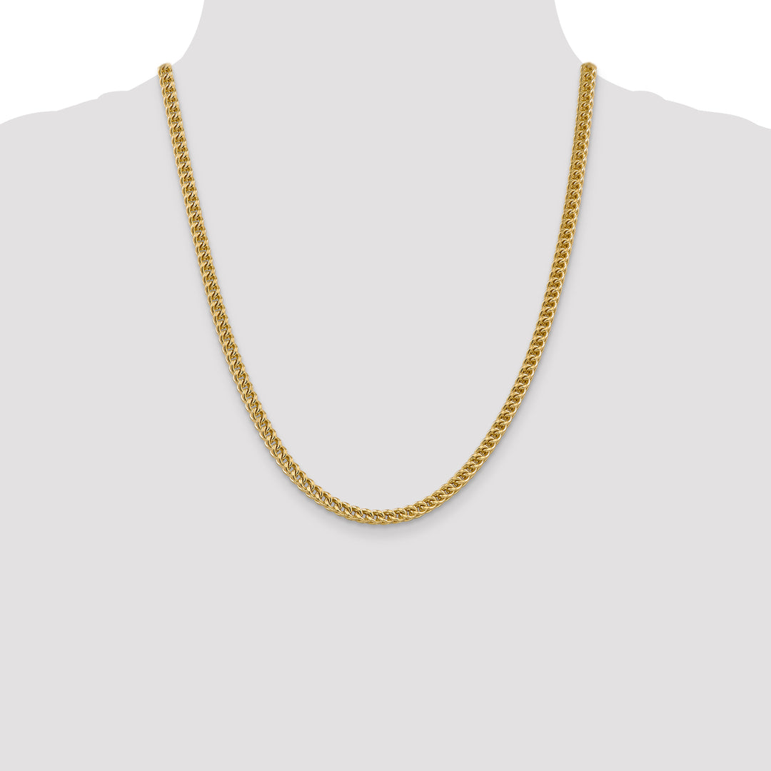 14k 4.5mm Semi-Solid Franco Chain