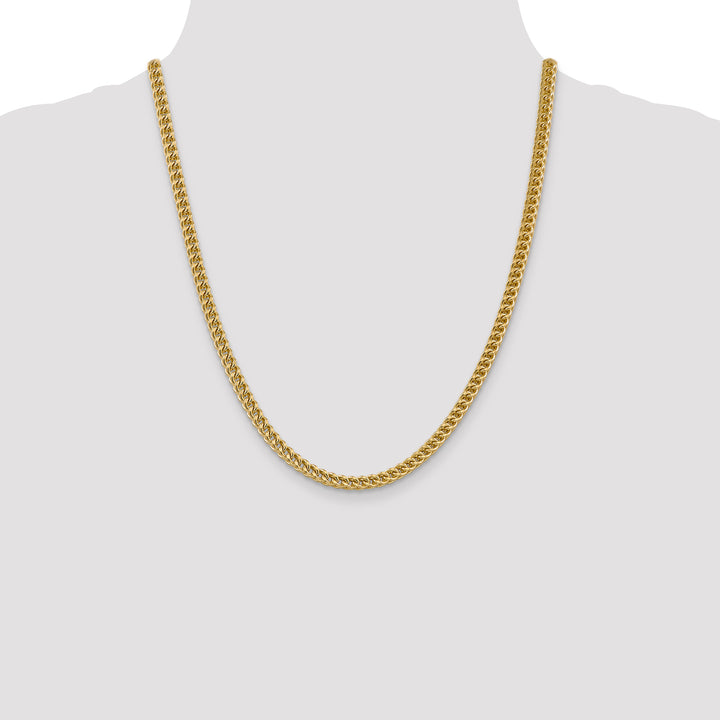 14k 4.5mm Semi-Solid Franco Chain