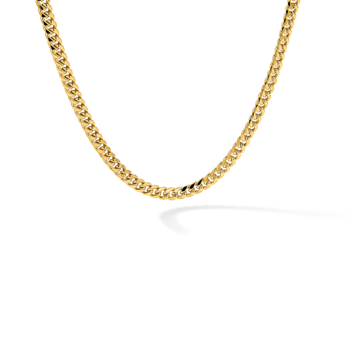 14k 6mm Semi-Solid Miami Cuban Chain