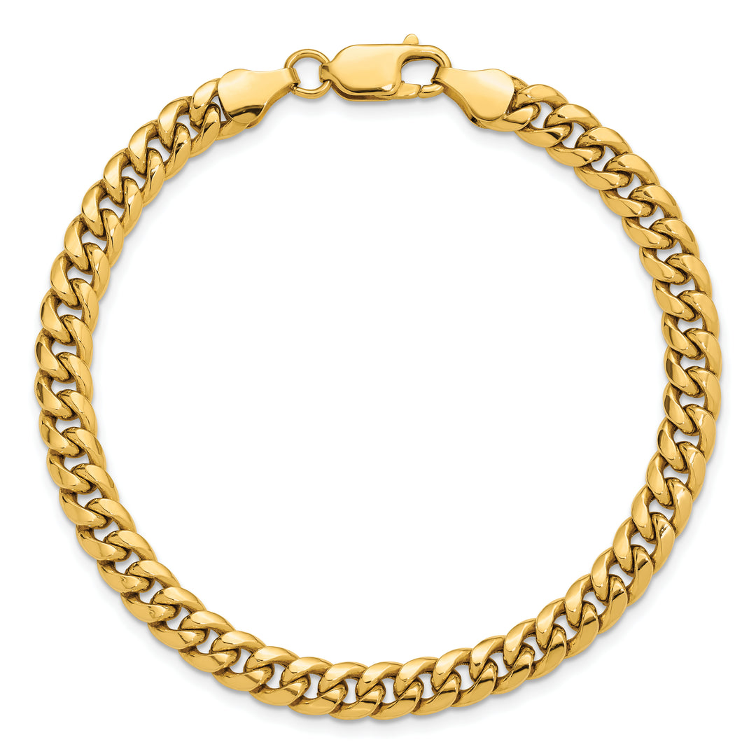 14k 6mm Semi-Solid Miami Cuban Chain