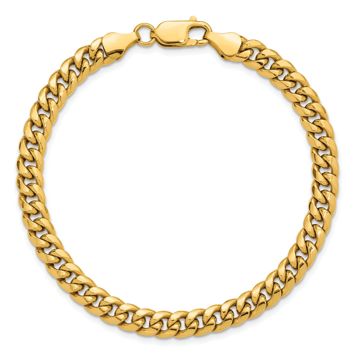14k 6mm Semi-Solid Miami Cuban Chain
