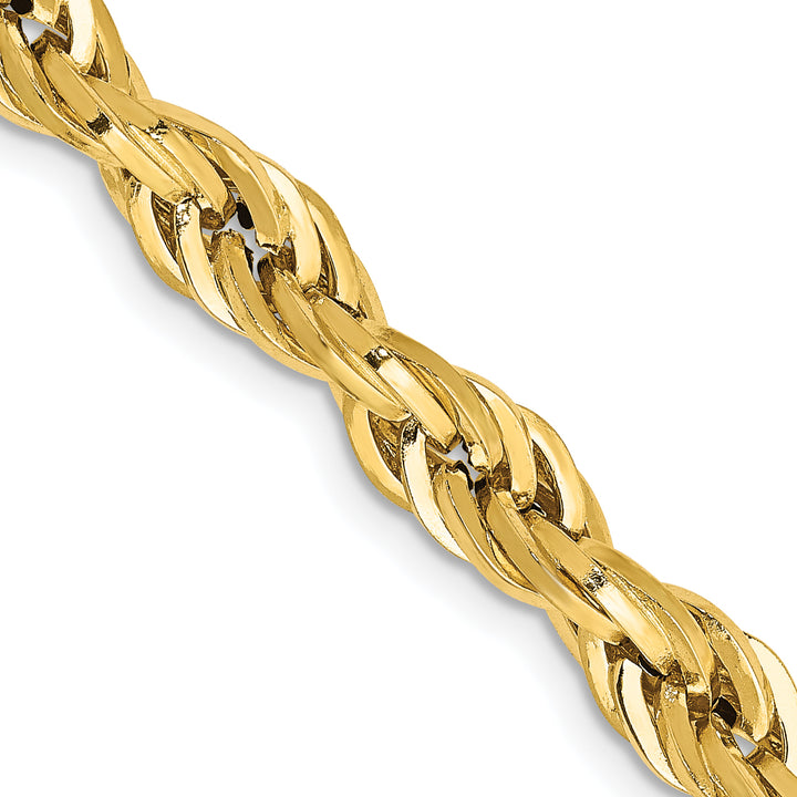 14ky 5.4mm Semi-Solid Rope Chain