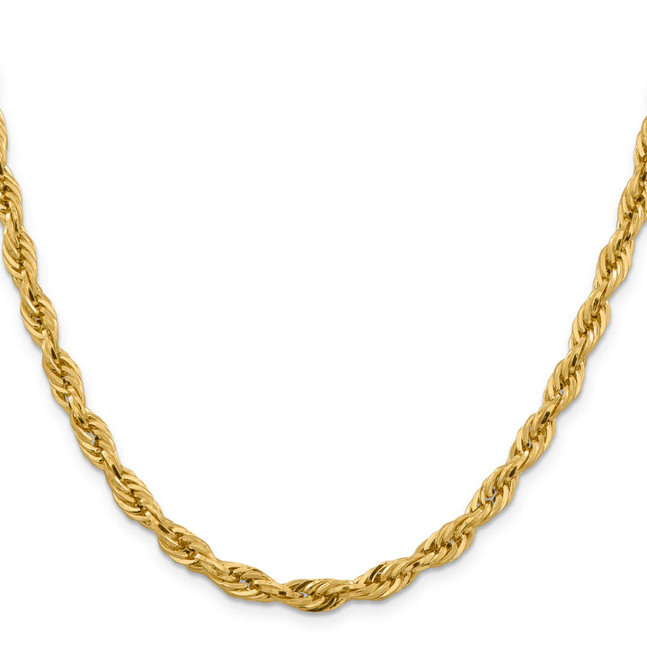14ky 5.4mm Semi-Solid Rope Chain