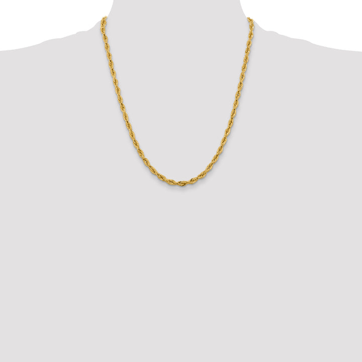 14ky 5.4mm Semi-Solid Rope Chain