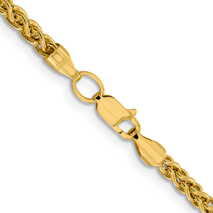 14k 3.45mm Semi-solid Wheat Chain