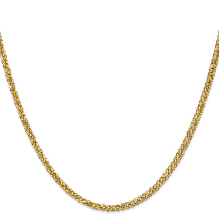 14k 2.6mm Semi-solid 3-Wire Wheat Chain