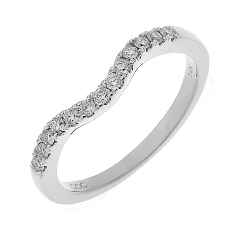14Kt White Gold Diamond 1/4Ctw Ring