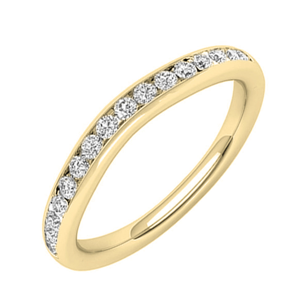 14Kt Yellow Gold Diamond 1/4Ctw Ring
