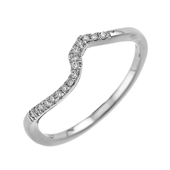 14Kt White Gold Diamond 1/10Ctw Ring