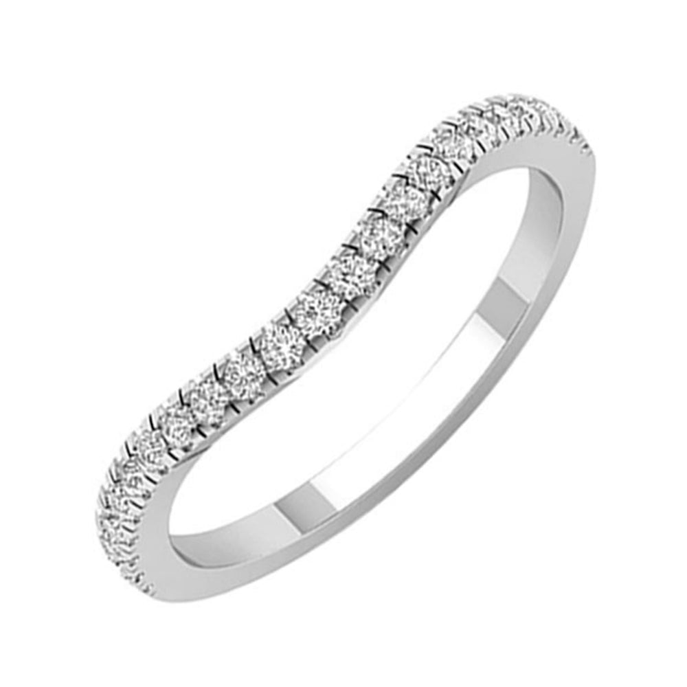 14Kt White Gold Diamond 1/6Ctw Ring