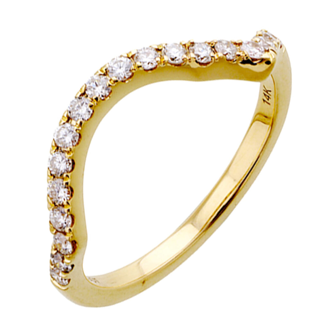 14Kt Yellow Gold Diamond 1/5Ctw Ring