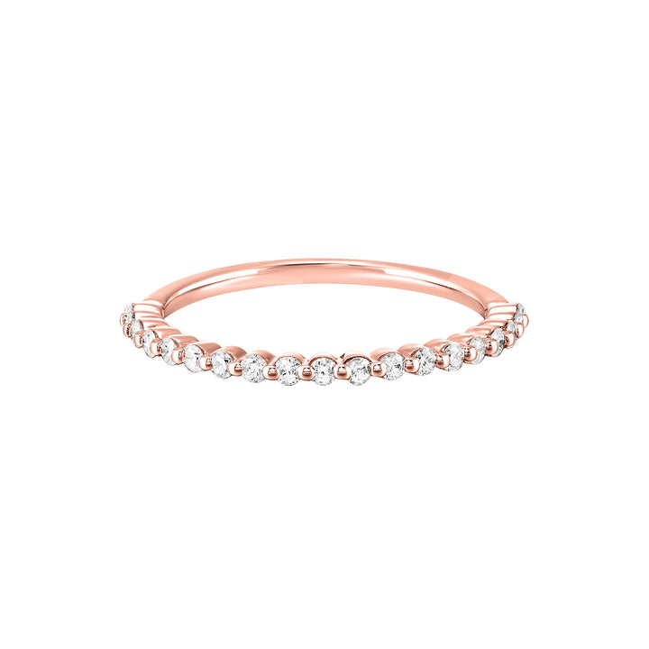 14Kt Rose Gold Diamond 1/4Ctw Ring