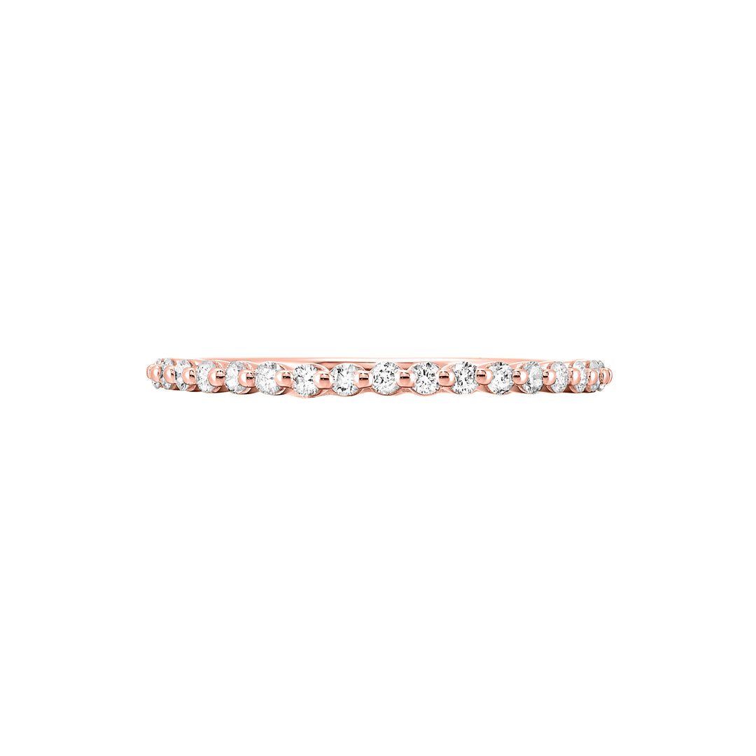 14Kt Rose Gold Diamond 1/4Ctw Ring