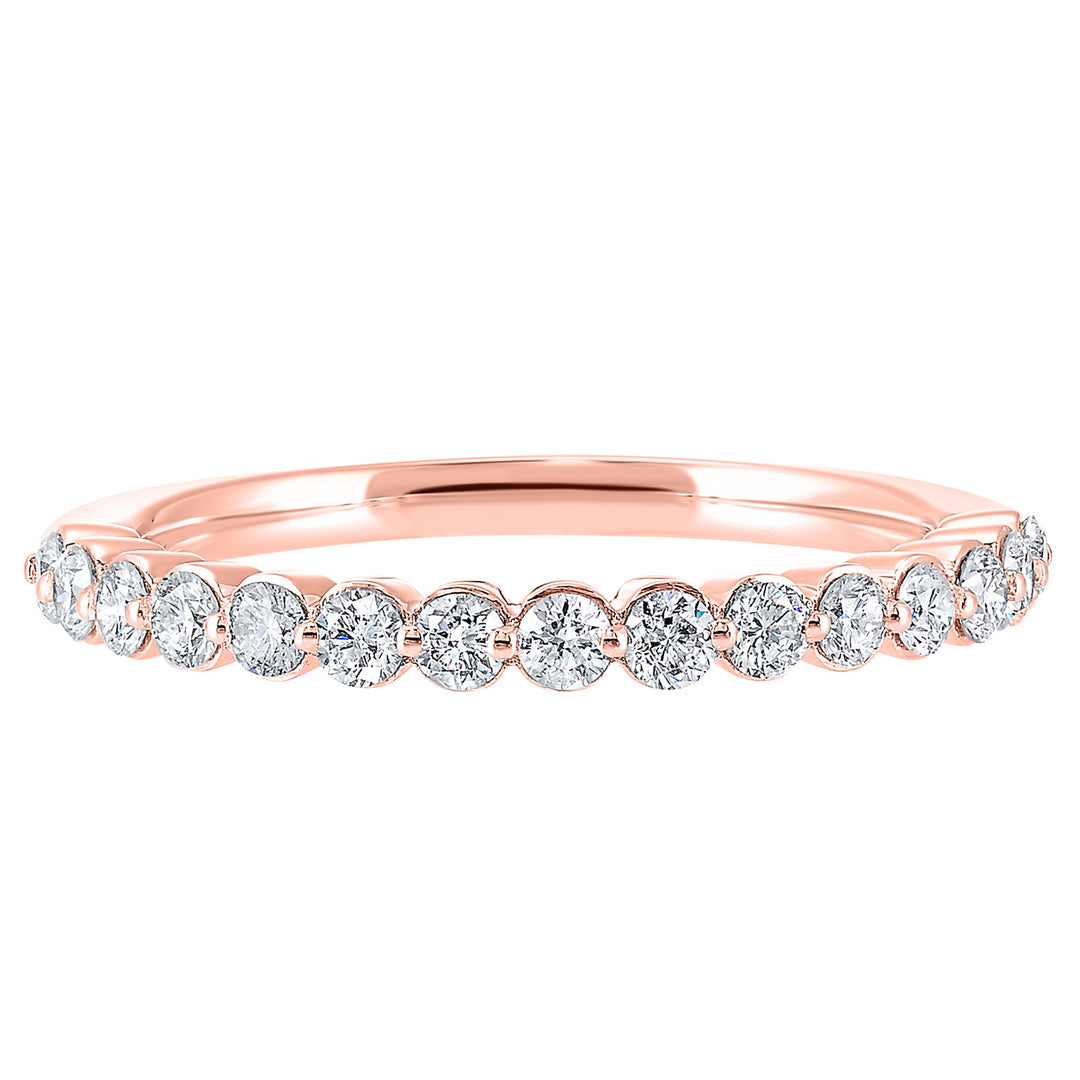 14Kt Rose Gold Diamond 1/2Ctw Ring
