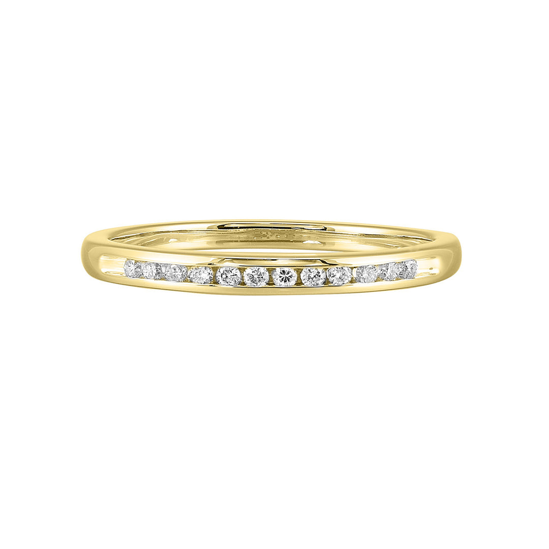 89 Facet 14Kt Yellow Gold Diamond 1/10Ctw Ring