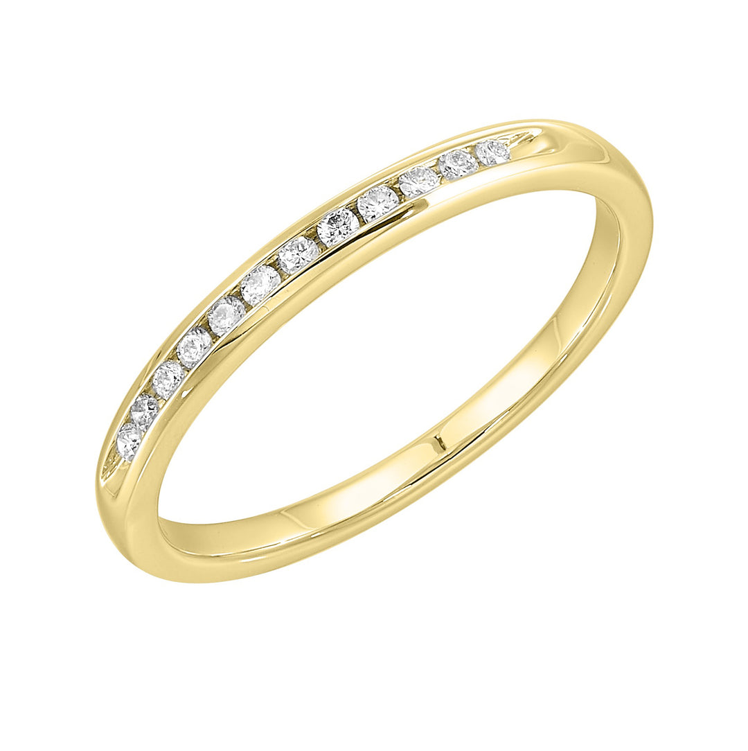 89 Facet 14Kt Yellow Gold Diamond 1/10Ctw Ring