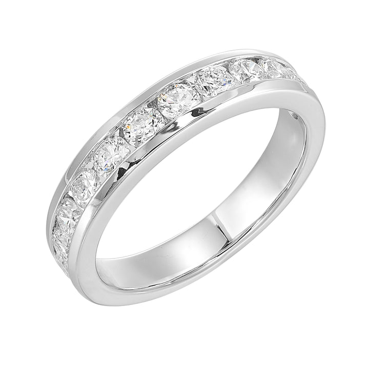 89 Facet 14Kt White Gold Diamond 1Ctw Ring