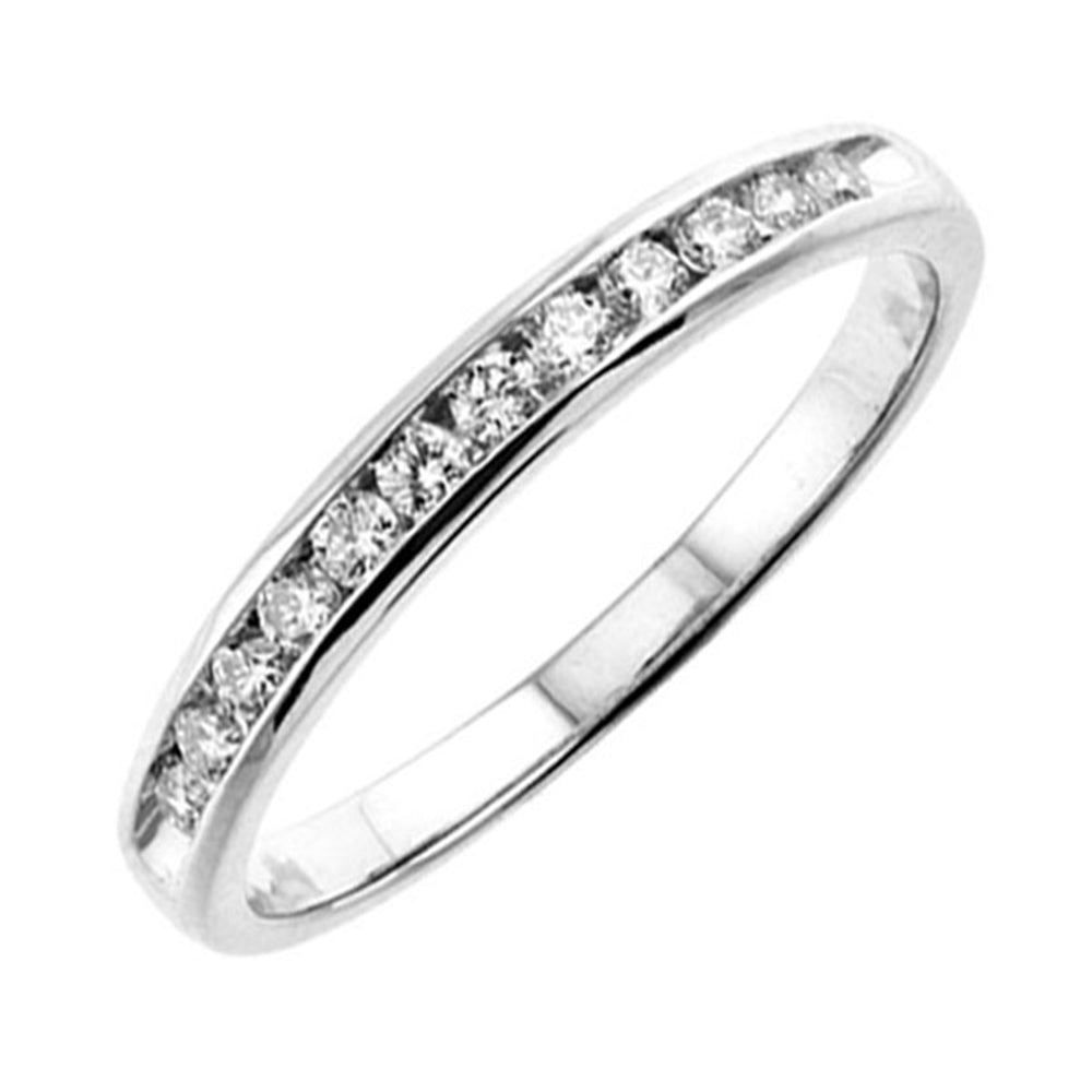 14Kt White Gold Diamond 1/5Ctw Ring