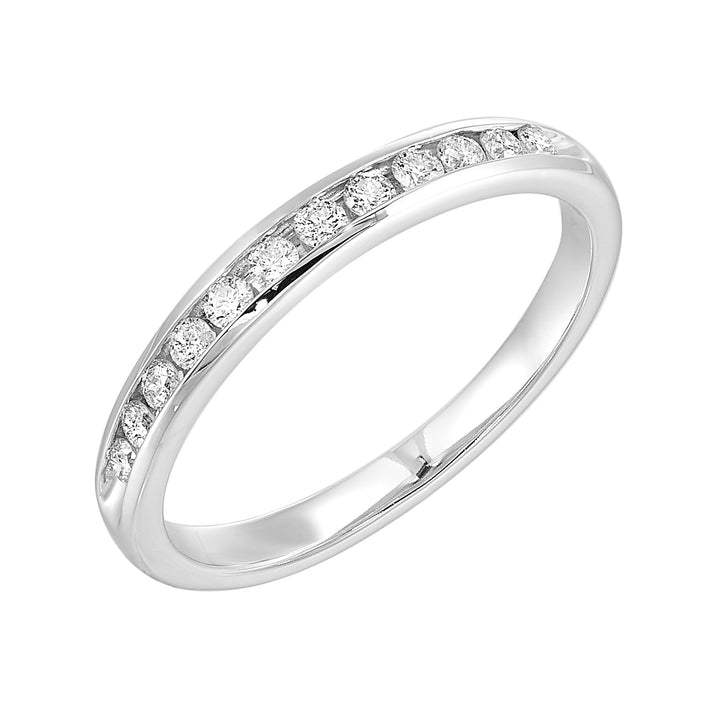 89 Facet 14Kt White Gold Diamond 1/4Ctw Ring
