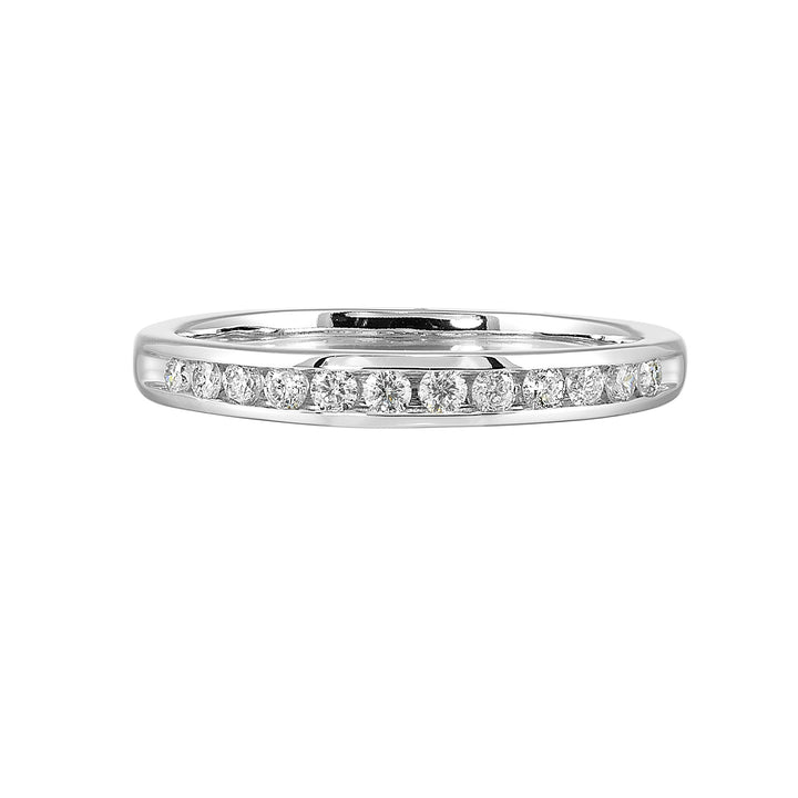 14Kt White Gold Diamond 1/4Ctw Ring