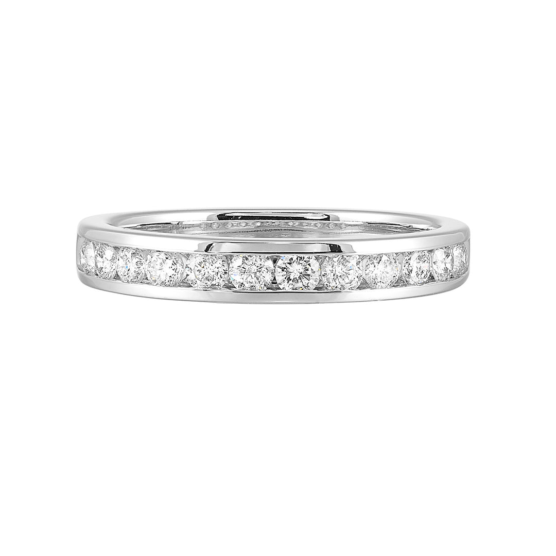 89 Facet 14Kt White Gold Diamond 1/2Ctw Ring