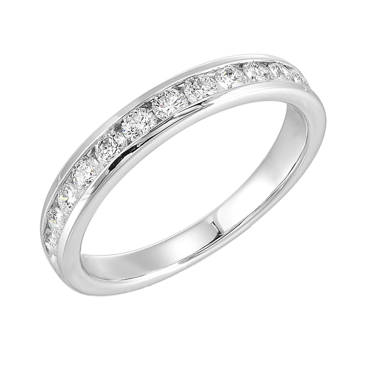 89 Facet 14Kt White Gold Diamond 1/2Ctw Ring