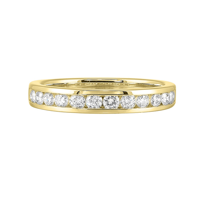 89 Facet 14Kt Yellow Gold Diamond 1/2Ctw Ring