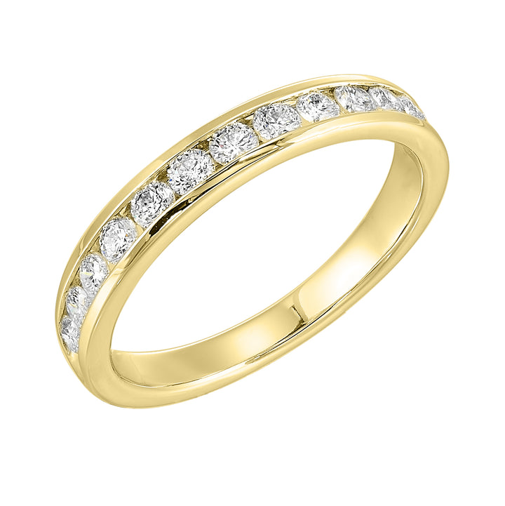 89 Facet 14Kt Yellow Gold Diamond 1/2Ctw Ring