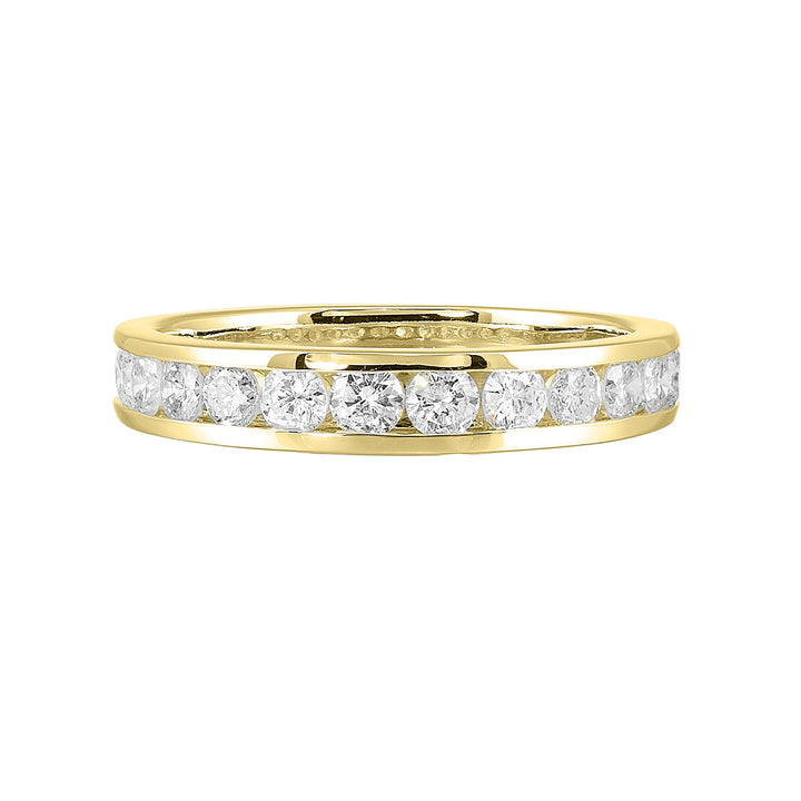 89 Facet 14Kt Yellow Gold Diamond 3/4Ctw Ring