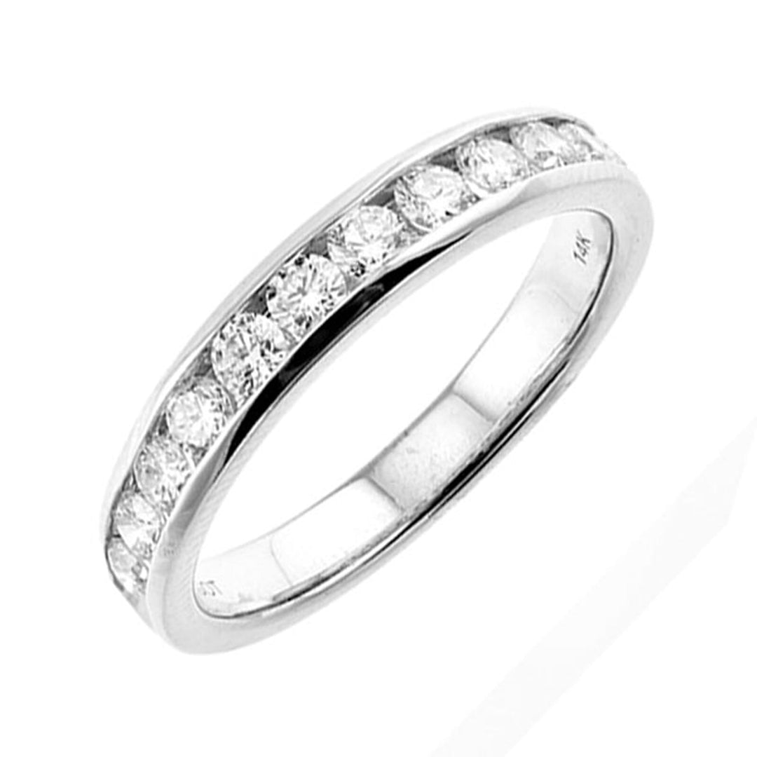 Platinum White Diamond 3/4Ctw Ring