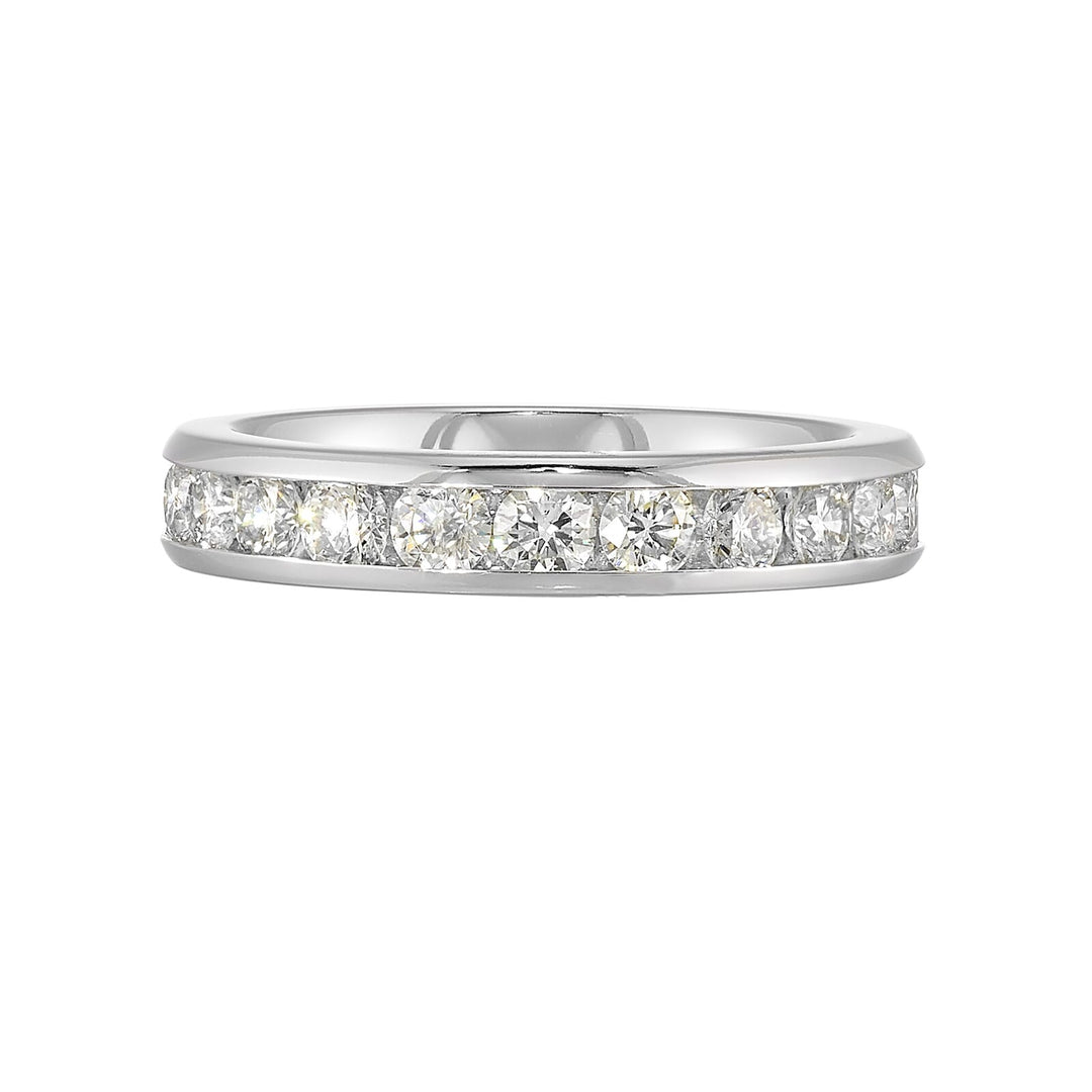 89 Facet 14Kt White Gold Diamond 1Ctw Ring