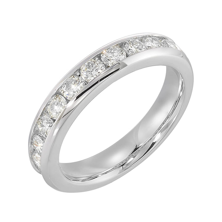 89 Facet 14Kt White Gold Diamond 1Ctw Ring