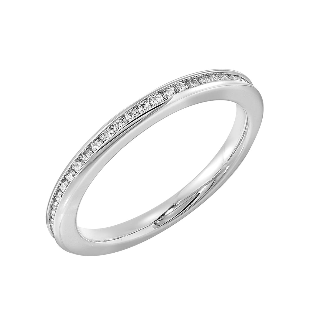 14Kt White Gold Diamond 1/6Ctw Ring