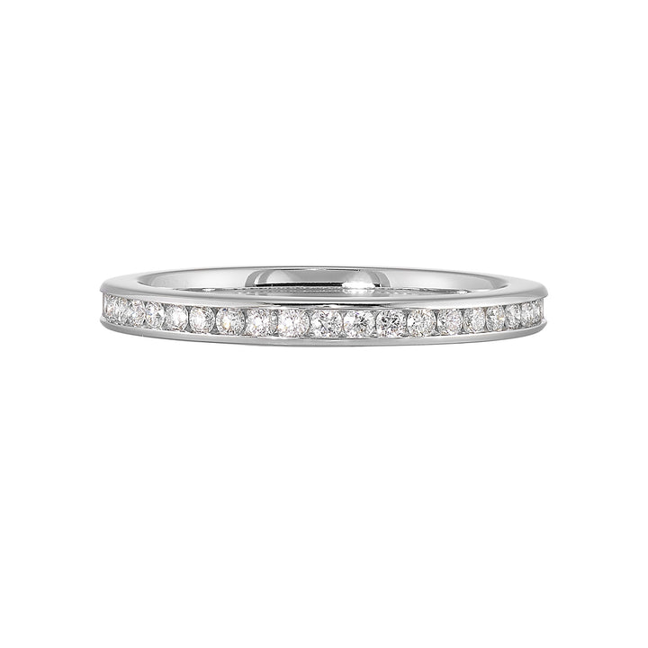 89 Facet 14Kt White Gold Diamond 1/4Ctw Ring