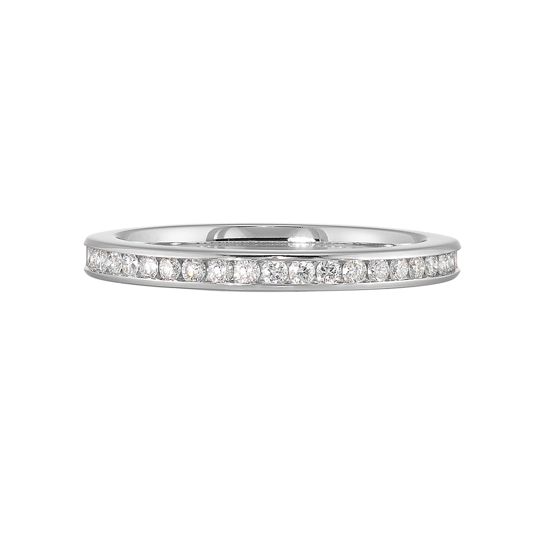 14Kt White Gold Diamond 1/4Ctw Ring
